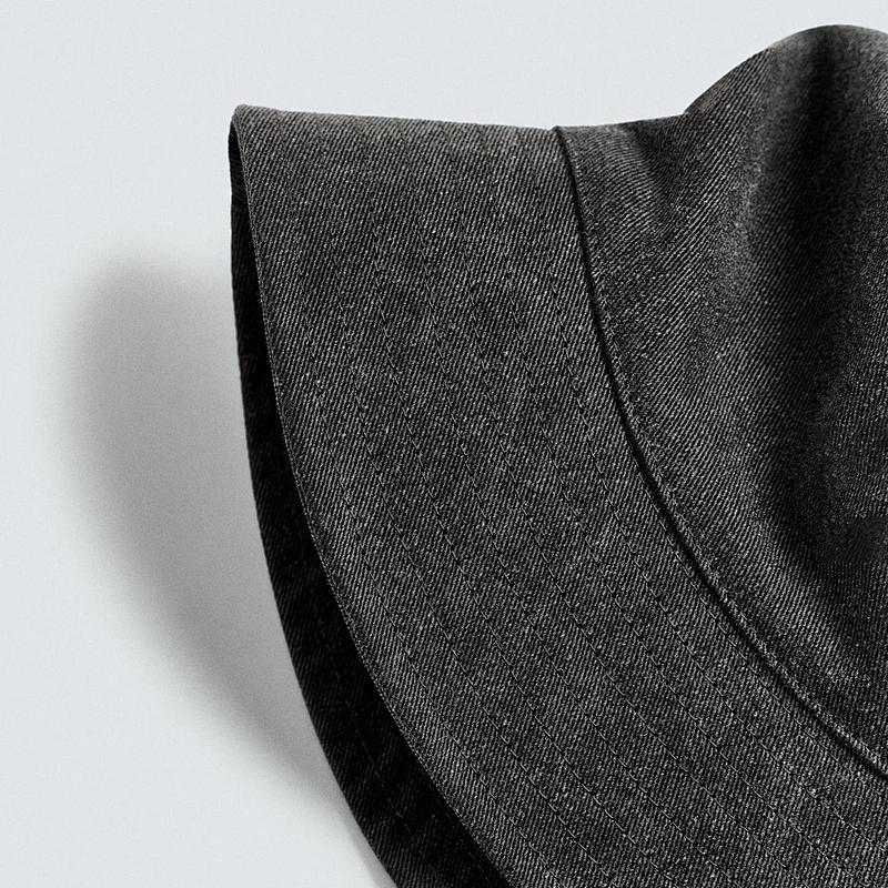 washed cotton bucket hat